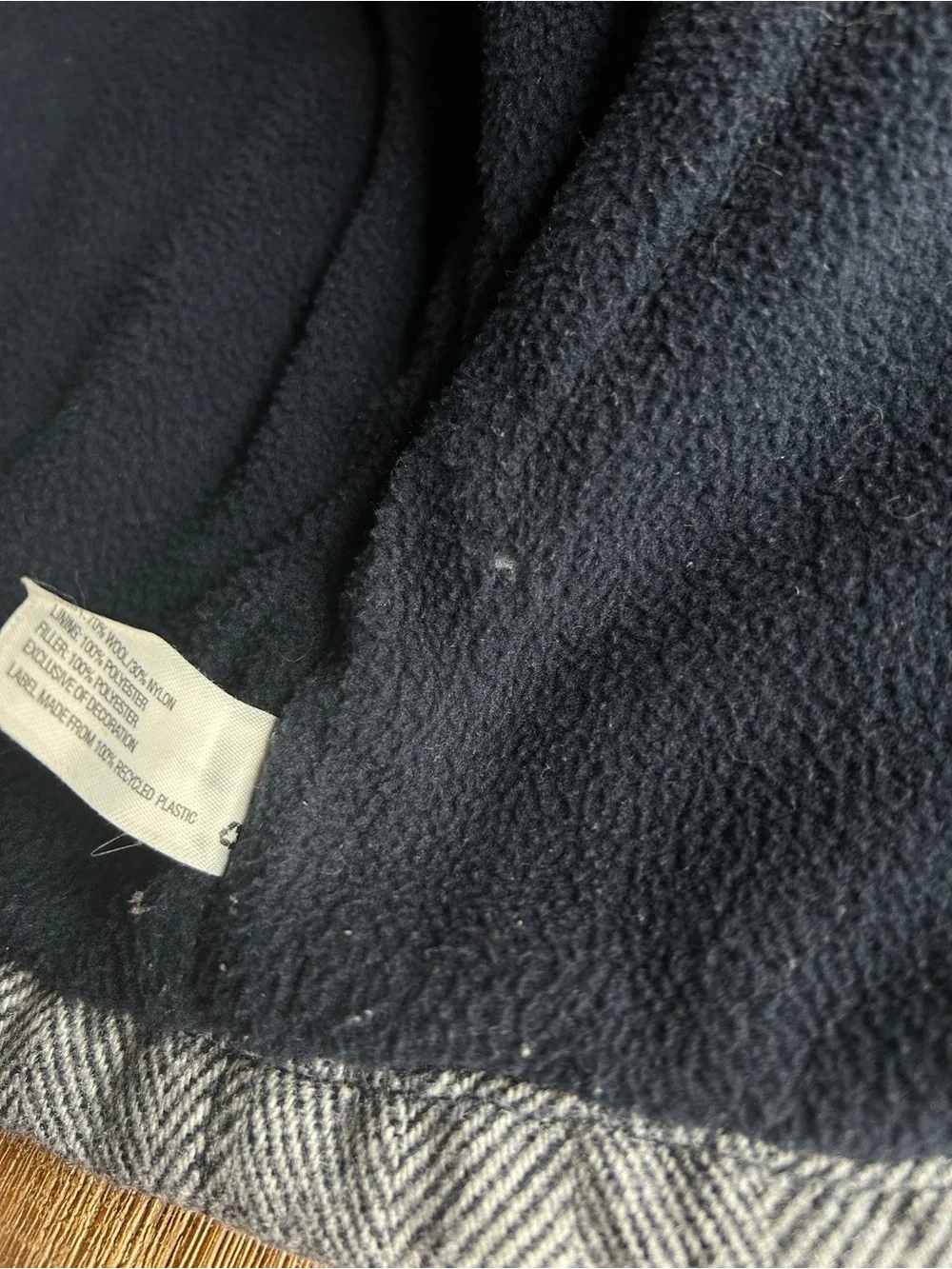 Baby Gap Herringbone Wool Toggle Coat, 18-24M, EUC